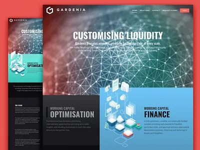 Gardenia - Website data data visualisation developement digital ui ux website