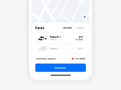 Snipe Throwback clean ios mobile ui ux