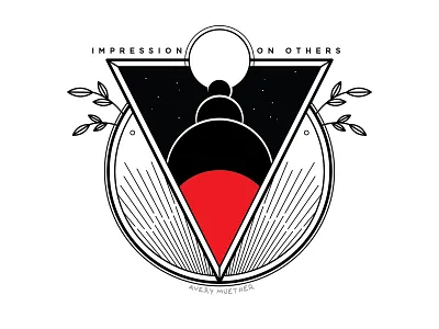 Rising Sign. astrology blackwork design illustration linework rising sign spooky tattoo zodiac