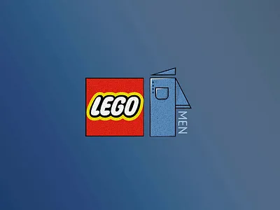 Project: LEGO for men brand design illustrator logo photoshop project