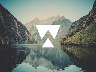 Women's Summit clean logo logomark mountain mountaintop negativespace peak shapes simple sophisticated summit type valley w water woman women