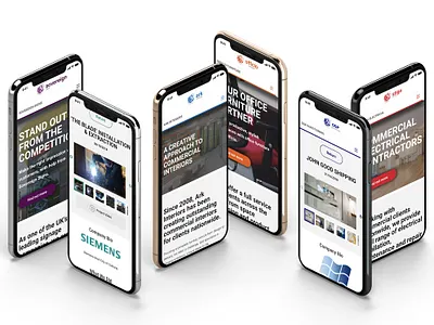 Strata Holdings bussiness clean design responsive solutions ui ux web website