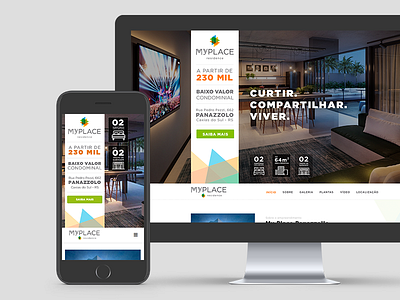 Residencial Landing Page design landing page ui web desgin