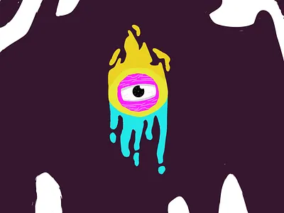 Burns So Good cmyk design dnd eye fire hot sauce illustration lotr spicy water