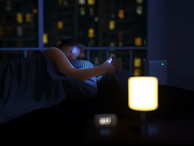 Quiet night c4d ux 品牌 插图 设计