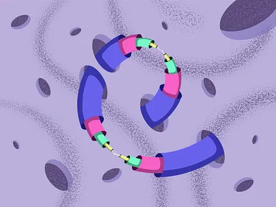 E - 36 Days of Type 36days e 36daysoftype colour illustration letters pattern shape typography vector