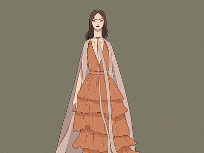 Illustration made for MB Fashion week MX art design fashion illustration