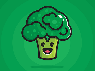 Happy Broccolli broccolli collection cute green set vegetables