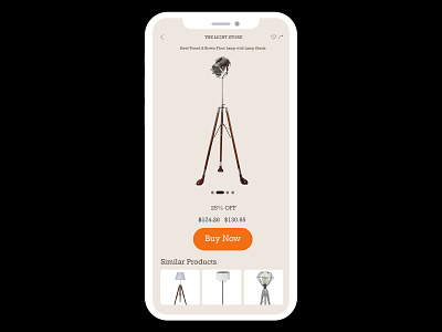 Daily UI Shot #008 buynow clean design ecommerce mobile mobileapp portfolio practice ui uidesign uipractice ux work