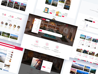 Makanchi clean creative dashboard design hotel hotel reservation makanchi reservation tour guide tourism reference tourism site tourism tour travel ui ux رزرو هتل مکانچی