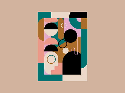 Busy—Busy abstract art art color dailypractice design geometrics illustration ilustrator lines shape vector
