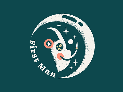 First Man astronaut first man moon negative space neil armstrong space space shuttle spaceship stars