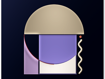 Shape Play 01 3d cinema 4d geometic geometric design shapes simple