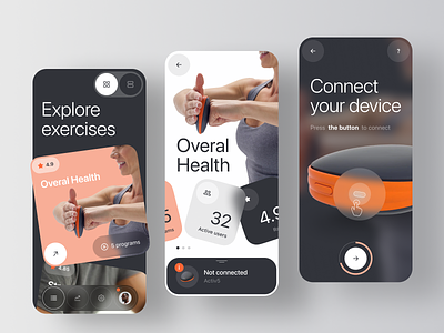 Activbody Activ5 - Universal Fitness Expander app body data development device exercise fitness iiot ioe iot mobile rondesign smart train ui ux wellness workout worouts