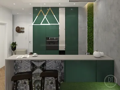 Bezručova Residence - Kitchen 3dvisualization halldesign interior interior architecture interior design interior design ideas interior designer visual art visualizations
