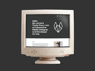 Portfolio Site branding digital design interactive media programming ui uiux ux website design winthrop university