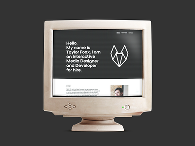 Portfolio Site branding digital design interactive media programming ui uiux ux website design winthrop university