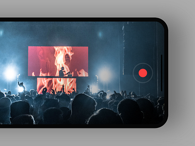 10min project app black concert enjoy ios minimal recording ui