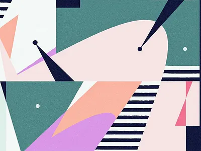 Clusters abstract colors patterns shapes