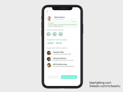 The flow of accepting invitation demo app design bearliu beartalk design interaction design uidesign