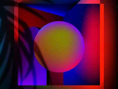 Risingson color illustration miami vector