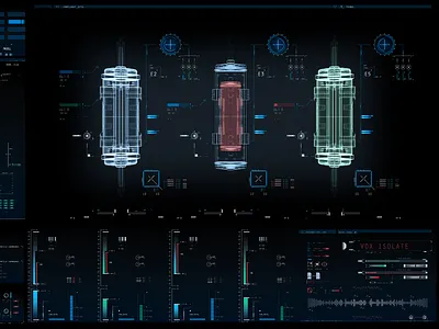 Ui_exmpl adobe ae after effects c4d cinema 4d cyber cyberpunk design digital flat fui hud illustration illustrator octane octanerender scifi ui ux vector