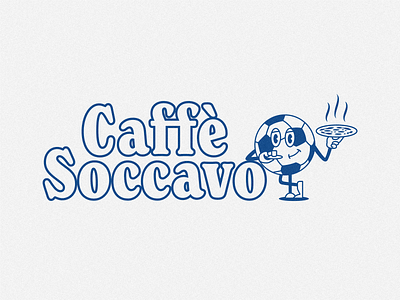 Pizza cafe logo and branding branding cafe coffee illustration logo pizza soccer typography vector