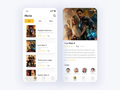 Movie App app movie ui