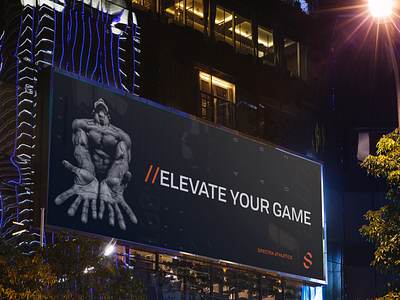 Mockups are hilariously awesome & amazing athletics billboard for for fun graphic design graphics mockup poster rebrand spectral sports type typography