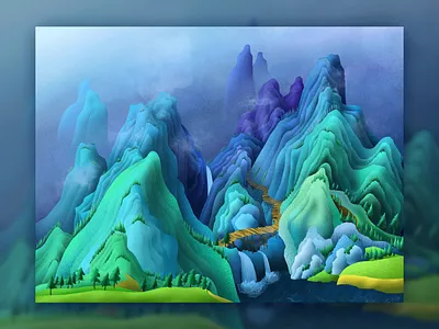 The Vast Land design illustration