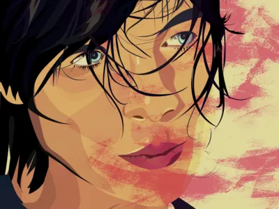 Cillian art celebrity illustration illustrator portrait vector vector portrait yellow