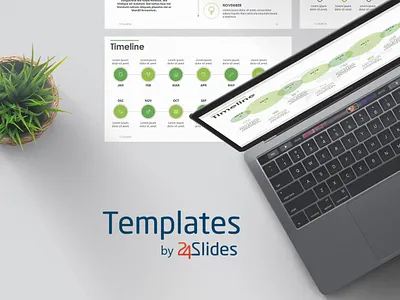 Timeline Presentation Template | Free Download 24slides branding corporatedesign corporateidentity googleslides graphicdesign keynote modern presentationlayout presentations