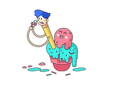 冰淇凌 illustration