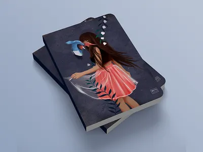 Thorn bird character design illustration illustrator