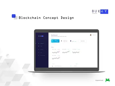 Landing Page Design for Blockchain Dashboard blockchain concept dashboard design home landing landing page technology ui ux web