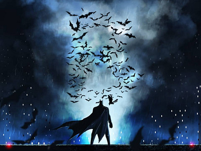 Batman 36dayoftype illustration photoshop typography