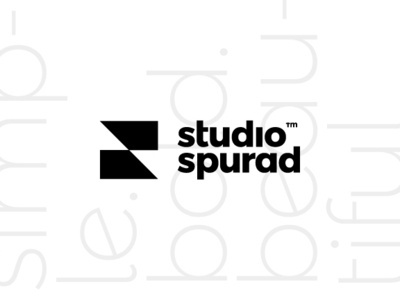 Studio Spurad architecture beautiful bold branding clean company creative design logo simple studio