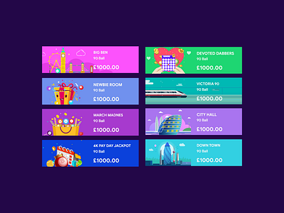 Bingo Rooms bingo design rooms visual identity
