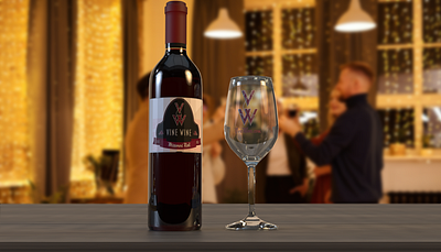 Vine Wine — Capstone Project 3d blender branding capstone design graphic design illustration logo product design uxui design web development wordpress development