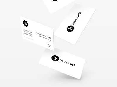 Business Card agence agency business card dnd montpellier paris visitcard web