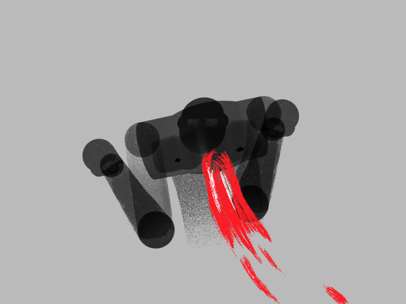 Dancer Eating aftereffects animation boxer character fight gif illustration loop motiongraphics photoshop