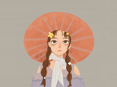 portrait illustration inset