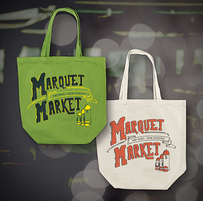 Critical Role Marquet Market Tote bag bazaar canvas critical role dd dnd dungeons and dragons fantasy farmers market groceries illustration market marquet screen print shopping tote tote bag