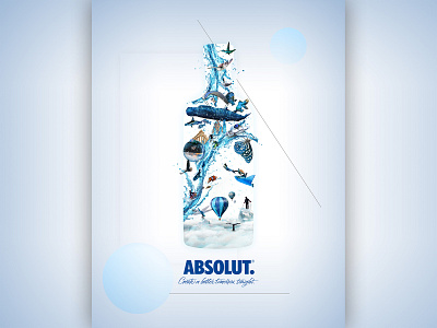 Absolut creative competition communication competition creative design graphic illustration photo photo edit photogarphy photoshop vodka