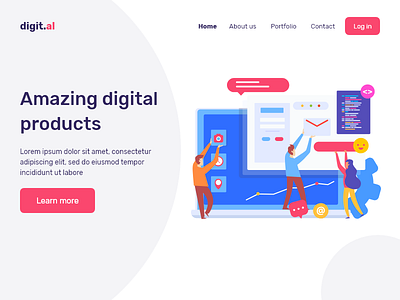 Website hero section hero ui web hero