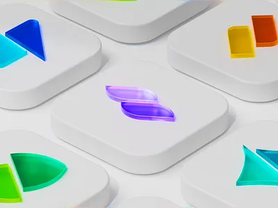 CoachSuite 3d exploration 3d app appicon branding c4d coach design glassmorphism gradient icon illustration interface logo ui vector