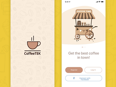 Splash uiuxcoffeeshopmobileappappdesign