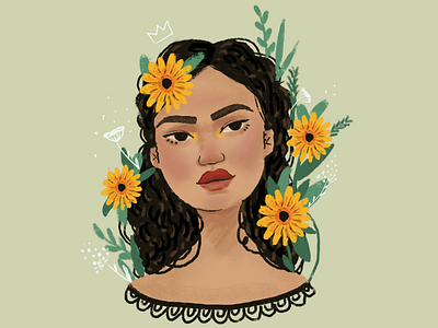 Portrait cartoon children book digital illustration illustration portrait