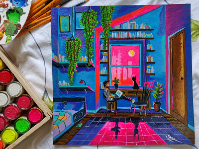 My Room art painting