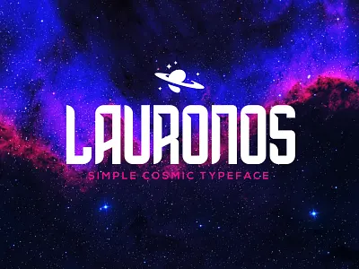 Lauronos typeface display font futuristic lauronos lettering modern neo scredeck space typeface typography